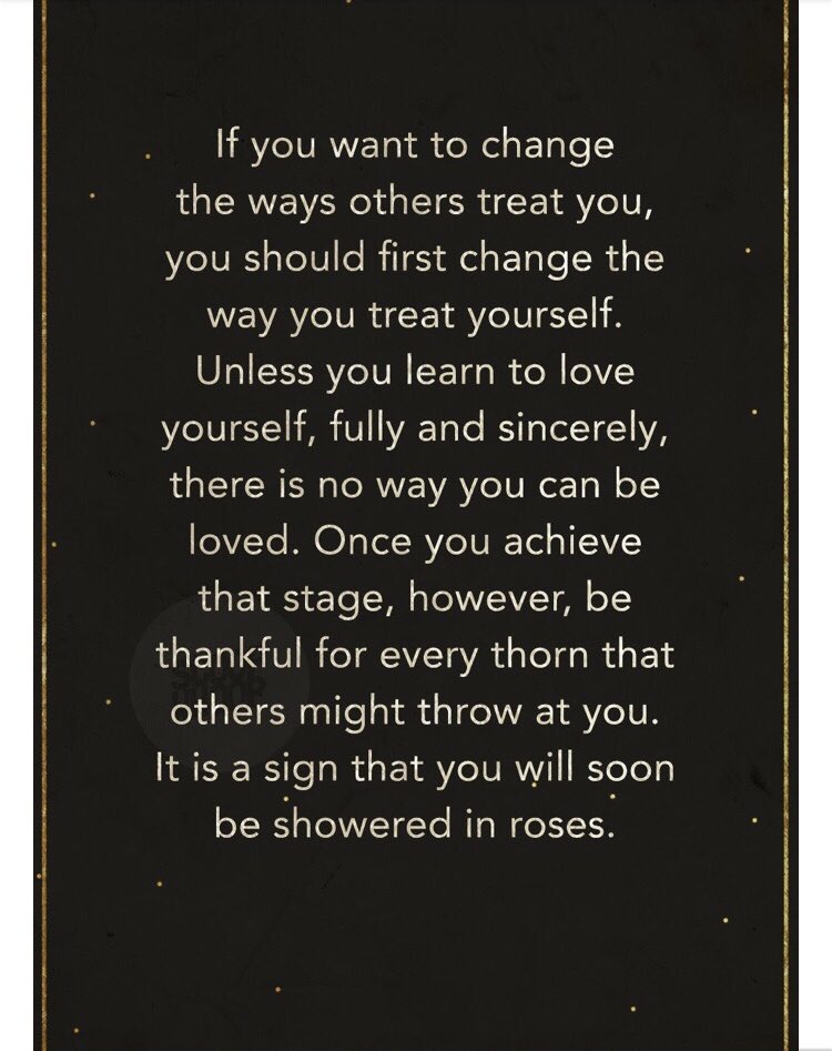 LifecoachRazia's tweet photo. #fortyrulesoflove
You are as you say you are .
Give yourself self respect ,self love and self honour and you will receive those in return .
What you perceive on the inside you project on the outside .
#cthechange
π¦ππΌπ― https://t.co/fTYabjYRnu