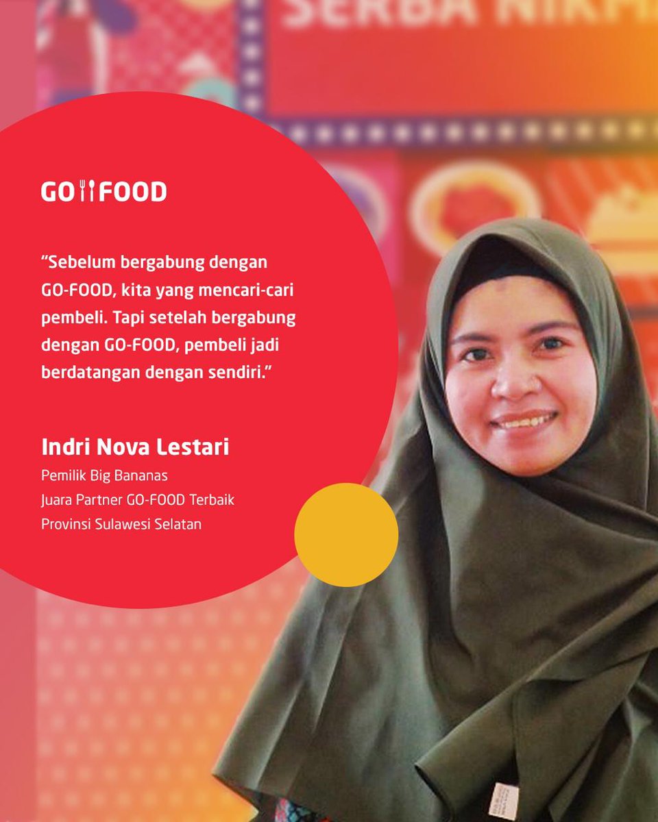 Bagaimana dengan Anda, Partner GO-FOOD? Apa saja yang berubah setelah Anda bergabung dengan GO-FOOD? Share ceritanya di kolom komentar ya!