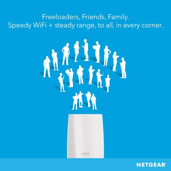 #GetMoreWithOrbi
#NetgearOrbi