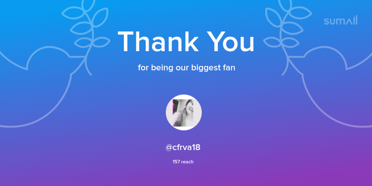 cfrva018's tweet photo. Our biggest fans this week: cfrva18. Thank you! via https://t.co/lOAzKTSKwQ https://t.co/wbQhBErKfF