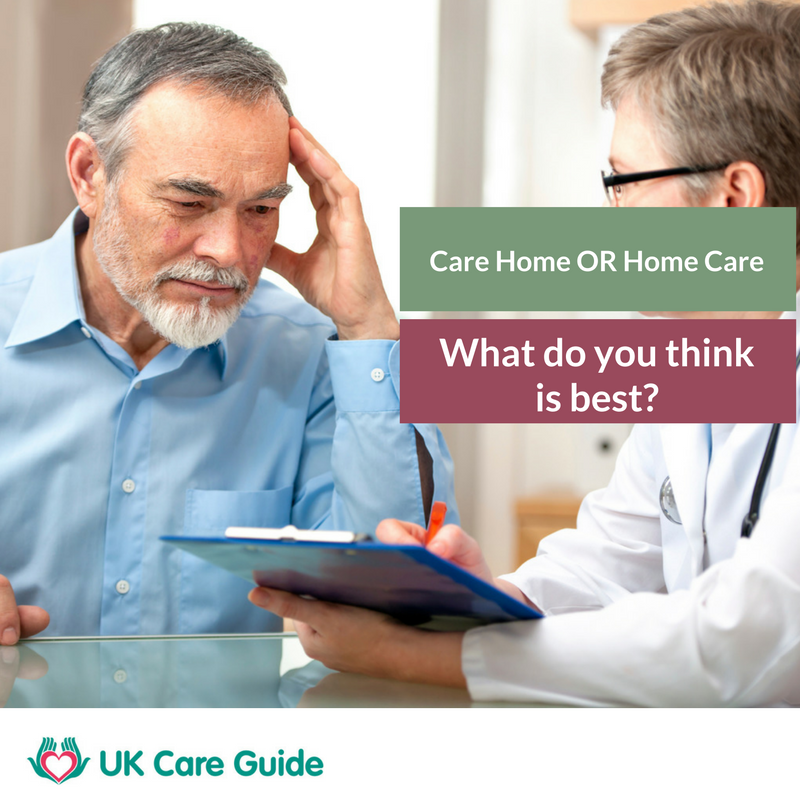 Home Care v Care Home?  What do you think the best option is?  Here are our thoughts. dld.bz/eWpQj