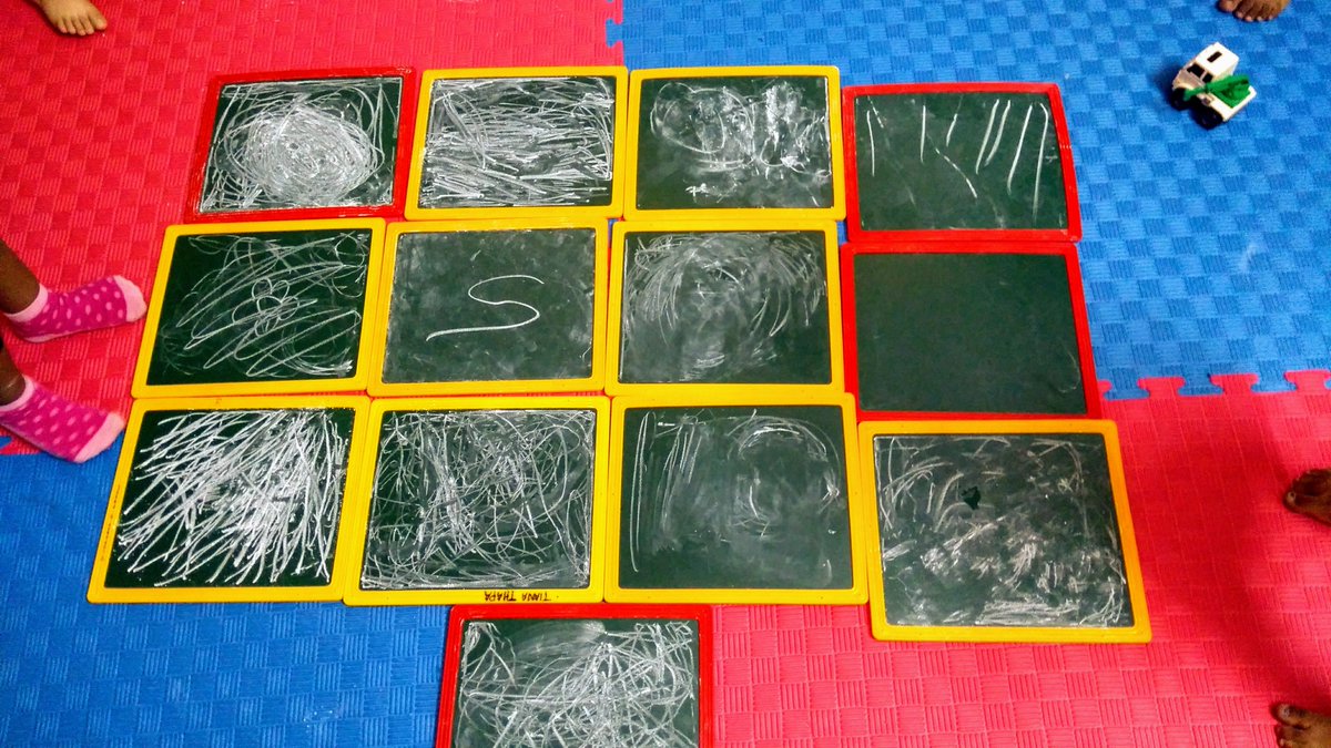 FC_Intellitots's tweet photo. "A scribble isn't a scribble. It is a story, word, image, a masterpiece." Scribbling is essential to kids developing writing skills at a later stage. Scribbling matters!
.
.
#childwriting #story #word #image #masterpiece #writingskills #preschool #playschool #OiPlayschool https://t.co/cZ8cq2cHyp