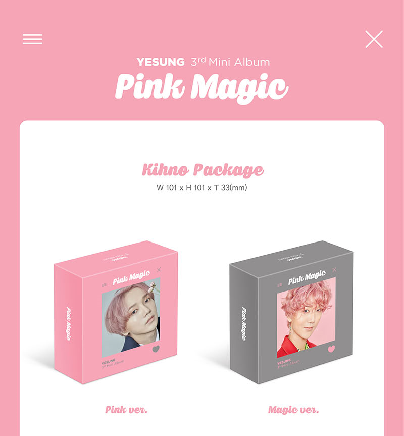 lucy_duran92's tweet photo. "Pink Magic"
Yesung
KIHNO ALBUM
#PinkMagic #Kihno #Yesung #PinkVersion #MagicVersion https://t.co/jaUoHWRxEv