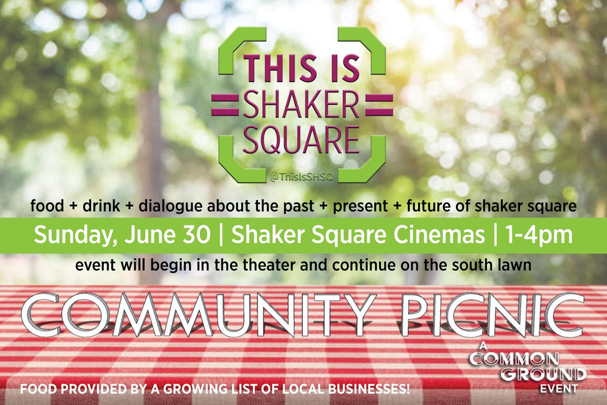 This is Shaker Square (@thisisshsq) on Twitter photo Five days until we celebrate the <a href="/ThisIsSHSQ/">This is Shaker Square</a> conceptual design with a picnic! See you Sunday on @Shaker_Square! #ShapeYourSquare Five days until we celebrate the <a href="/ThisIsSHSQ/">This is Shaker Square</a> conceptual design with a picnic! See you Sunday on @Shaker_Square! #ShapeYourSquare