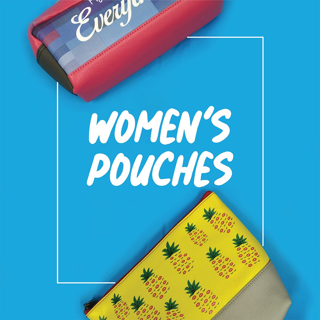 ThathingCo's tweet photo. Stay organised with these quirky pouches in all sizes and funky designs. Visit: https://t.co/r4Y51O361m
#pouch #makeuppouch #pouches #makeupkit #shavingpouch #veganleather #travelaccessories #travelpouch #madeinindia #thathing https://t.co/SPqk8spyaS