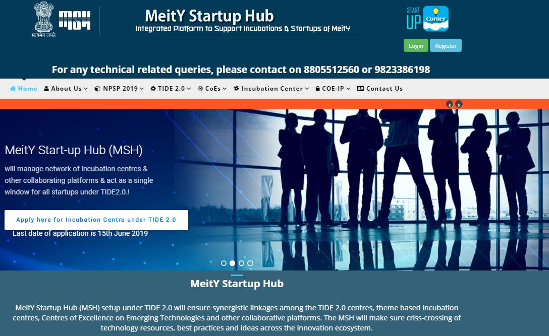GoI_MeitY's tweet image. #MSH - Application form for #TIDE2.0 incubation centres available at meitystartuphub.in 

#TIDE2.0 to support 51 incubation centres in emerging technologies across India. 

@_DigitalIndia @stpiindia @startupindia @NICMeity @ICTIPR @IndiaDST @TIFAC_India