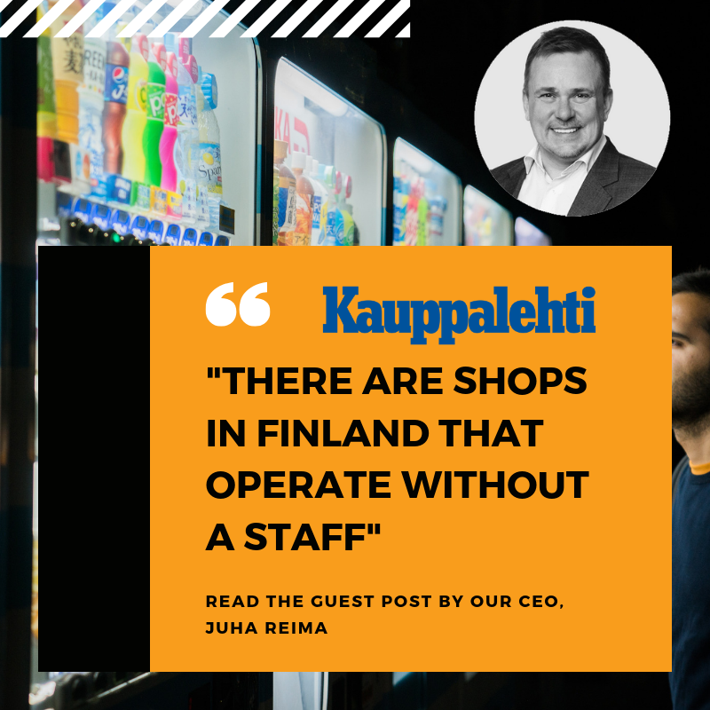 JuhaReima's tweet photo. Kauppalehden Vieraskynä blog: Miehittämättömät ja täysin automatisoidut myymälät ovat täällä #RFID #kauppa #digitalisointi #automatisointi #kauppalehti #vieraskynä https://t.co/jeNL3HvRbT https://t.co/GwRMHjE09w