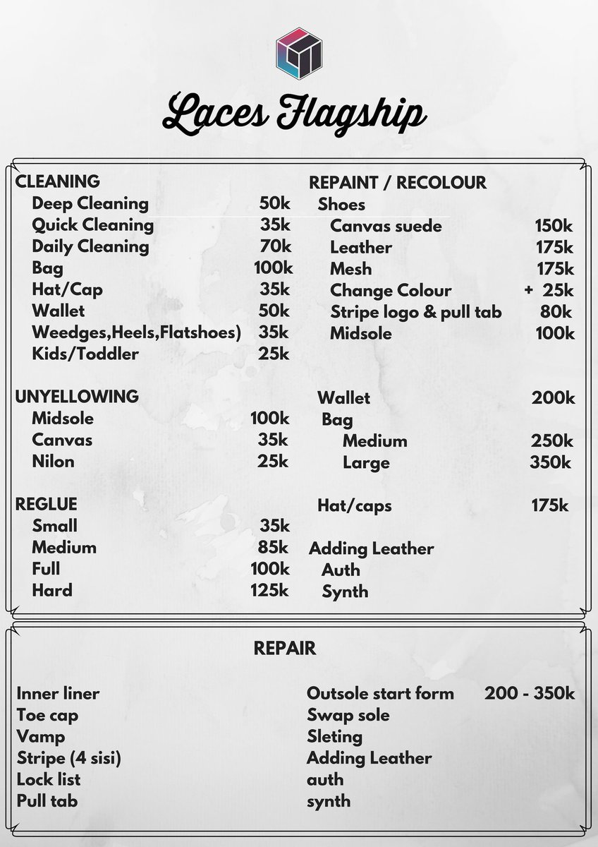 LacesFlagship's tweet photo. Hallo...
Apa kabar semua?? Semoga semakin baik dan semakin sukses.
Eh Masih inget  @LacesFlagship sneakers Laundry ga? yang dulu ada di jakarta tepatnya di kemang?? Kita mau kasih tau nih sekarang tempat kita ada di ciledug ya sekalian mimin mau share price list yg sekarang!! https://t.co/Hj099GDDyC