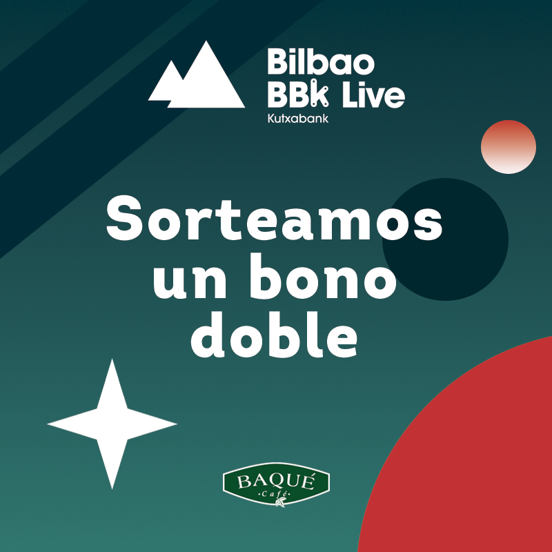 CafeBaque's tweet photo. [#SORTEO] Sorteamos un bono doble para que tú también puedas ir al @bilbaobbklive con quien quieras 🎸 Para participar...
➟ Síguenos @CafeBaque 
➟ Sigue a @bilbaobbklive
➟ RT
Prueba suerte en Facebook e Instagram 🍀
Bases del sorteo: https://t.co/bRYjb3se51
#BilbaoBBKLive https://t.co/l5Gr5pCxhE