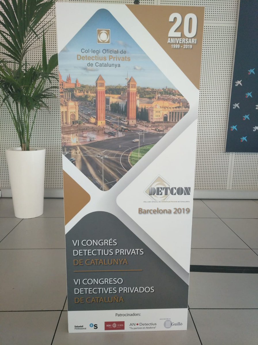 DelphosDP's tweet photo. Hoy asistimos al congreso anual de detectives @_DETCON_ que organiza el @codpcat en su 20° aniversario https://t.co/MMYFkwSzq4