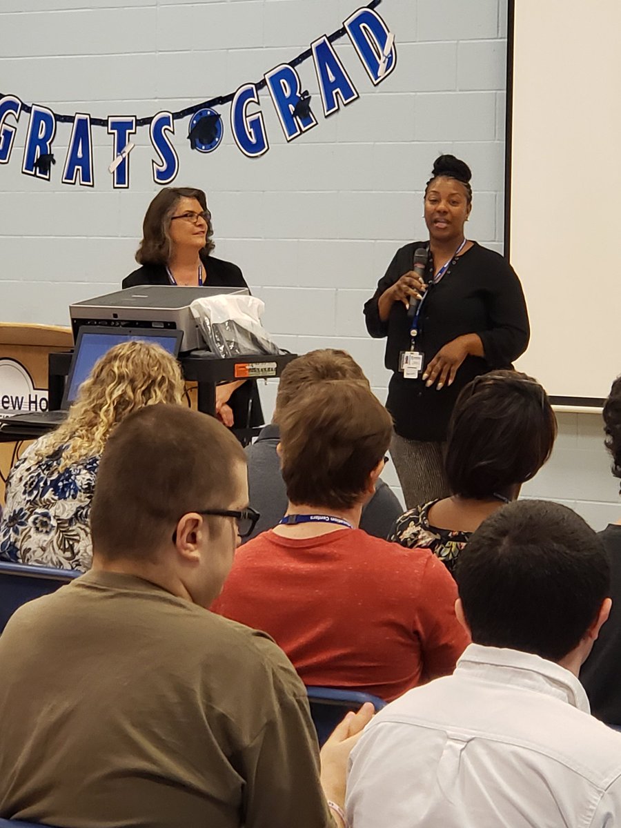 Akayew3's tweet photo. Congratulations to our Education for Employment (EFE) Students for a Successful Year! Thank you Ms. Gibbens and EFE Paraprofessionals for a beautiful award ceremony! 💙 #PreparingOurStudents #TransitionServices #LoveOurStudents #GoingBoldly https://t.co/ZMvg3jNUJN