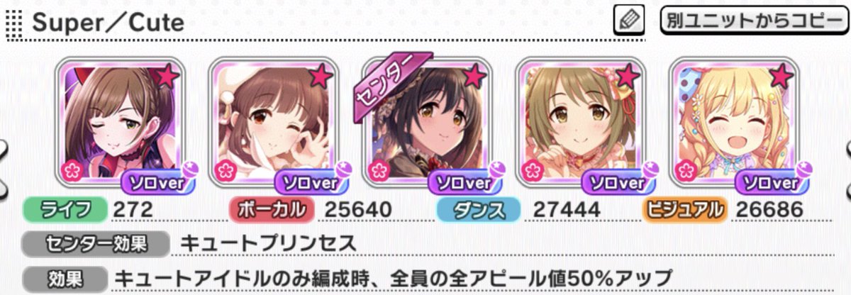 デレステ チューニング コンセ 禁じ手 ズルコン編成の話