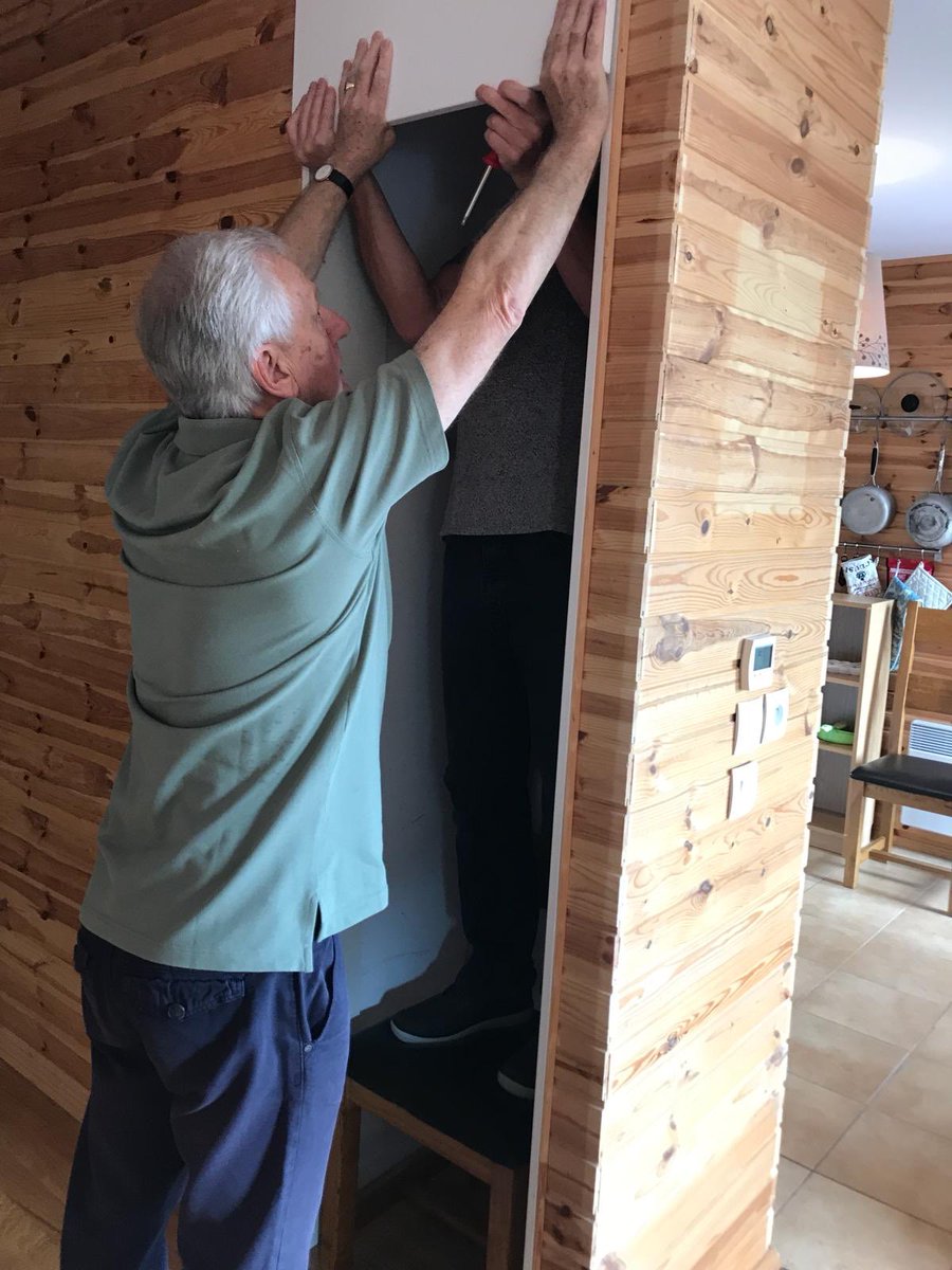 CreteCoteSki's tweet photo. It’s all changing in #LaCabine - removing a wall to really open up the space. Making the already sociable area even more so!

#CreteCote #LaCabineSki #LaPlagne #SkiChalet #Chalet #MountainChalet https://t.co/KS4Ac31QwD