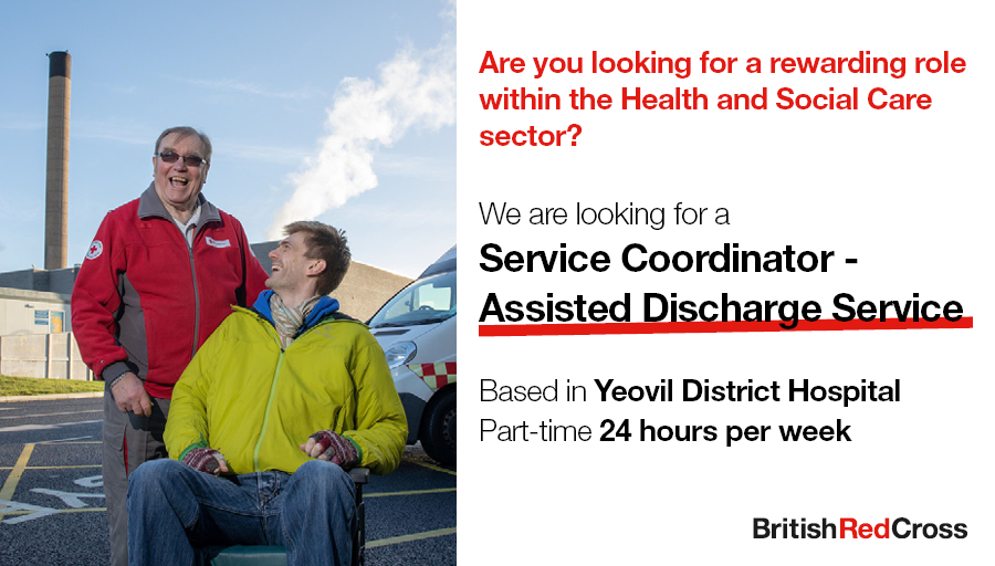 MattWalltweets's tweet photo. Really exciting opportunity to enable patients at Yeovil hospital to get safely home and settled sooner than would otherwise be possible. #Yeovil #Jobs #PowerofKindness https://t.co/j4cog8plVh https://t.co/MbsVuVhfpS