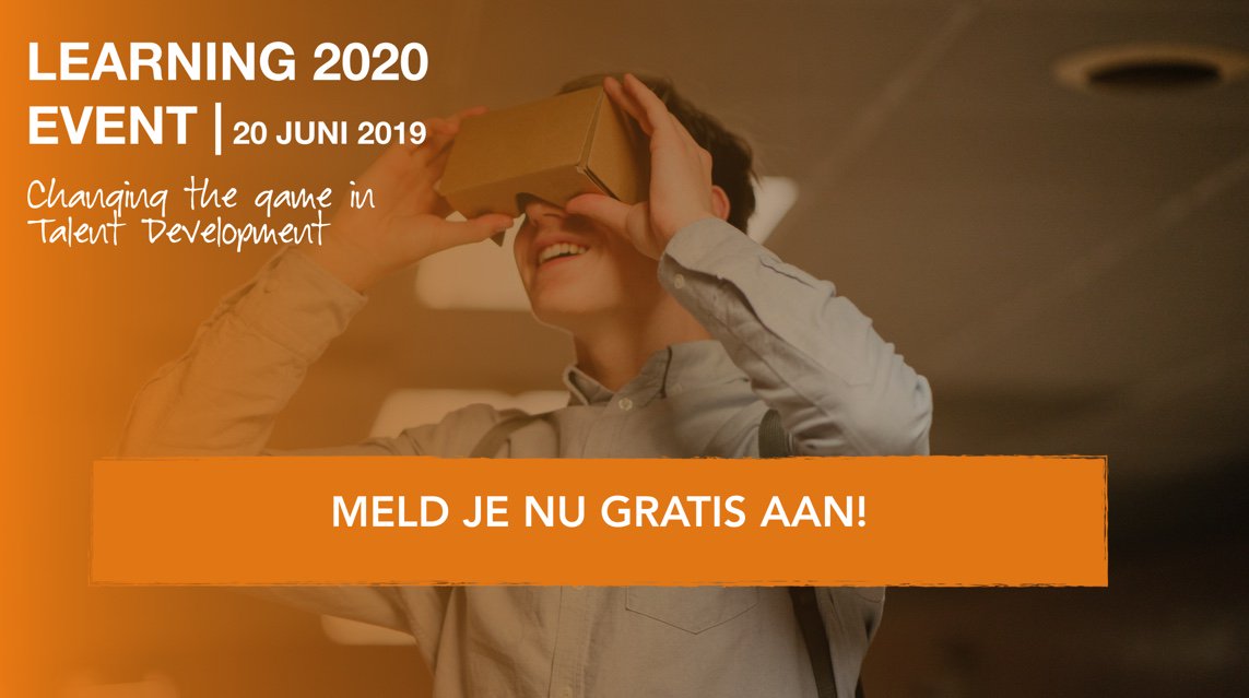 StartReverse's tweet image. “Talent Development professionals opgelet!” Houd jij je binnen jouw organisatie bezig met persoonlijke ontwikkeling, trainingen en/of recruitment? Kom dan naar het gratis Learning2020 Event op 20 juni 2019 in Hoofddorp! Registreer je vandaag nog! bit.ly/2F902AV