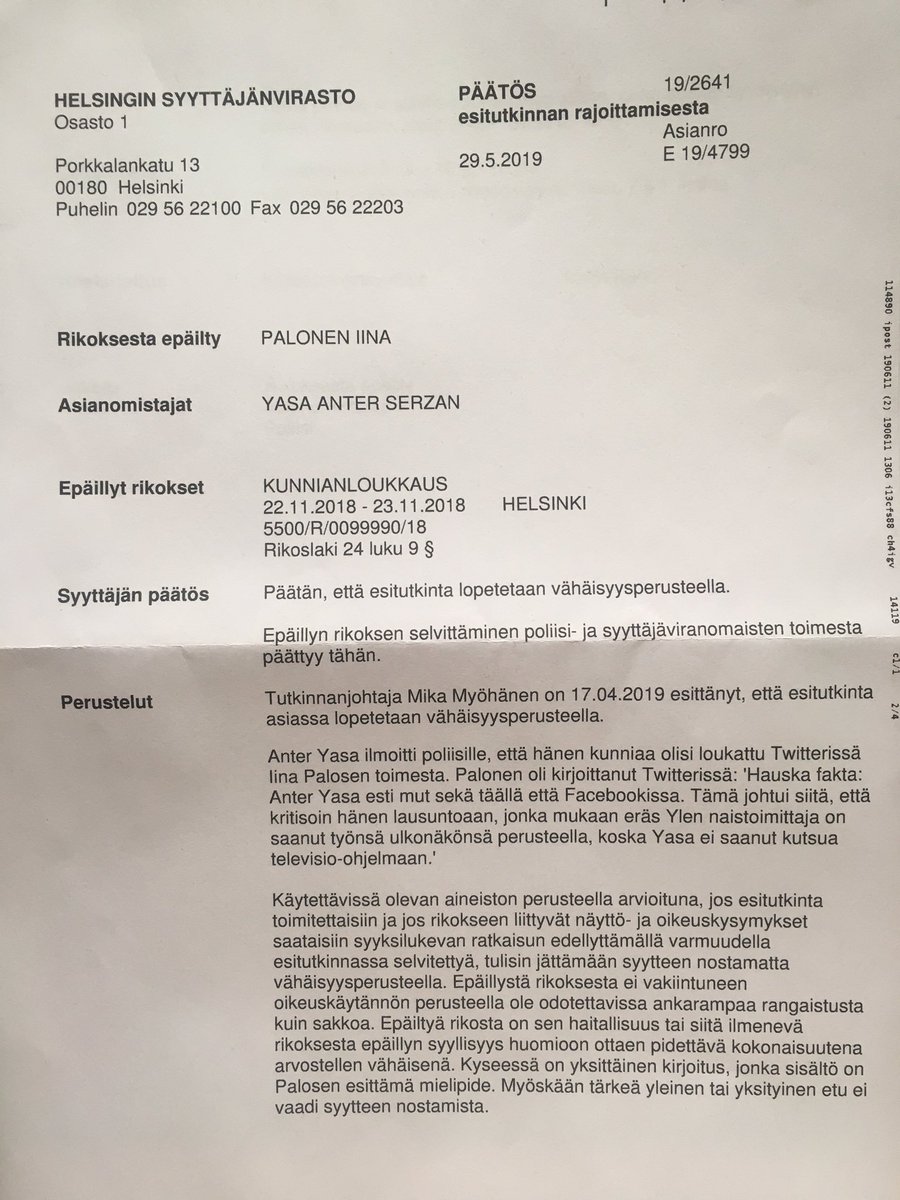 iinakokkola's tweet photo. Jos koskaan mietitte mihin ne poliisien resurssit menee. Niin tämmösiin ne menee. https://t.co/Rhy35zofEU