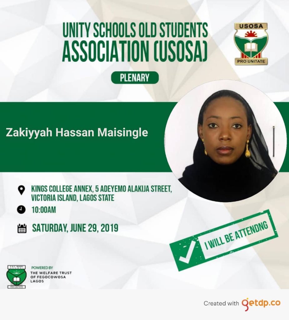 maisinglez's tweet photo. #Bakorians will be at the #USOSAPLENARY2019 , I will be there too. @bakorialumni @fggcyola @FLOGA_NIGERIA @USOSAonline @Ammah928 @Safiyaadamuu @legimbiya https://t.co/lUI0qEnZWp