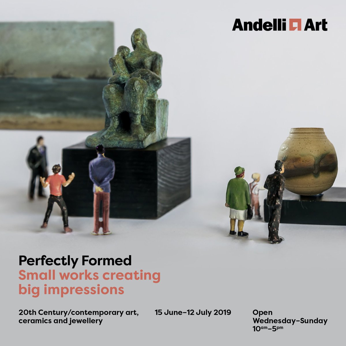 Perfectly Formed opens tomorrow featuring small works creating big impressions #perfectlyformed #andelliart #exhibition