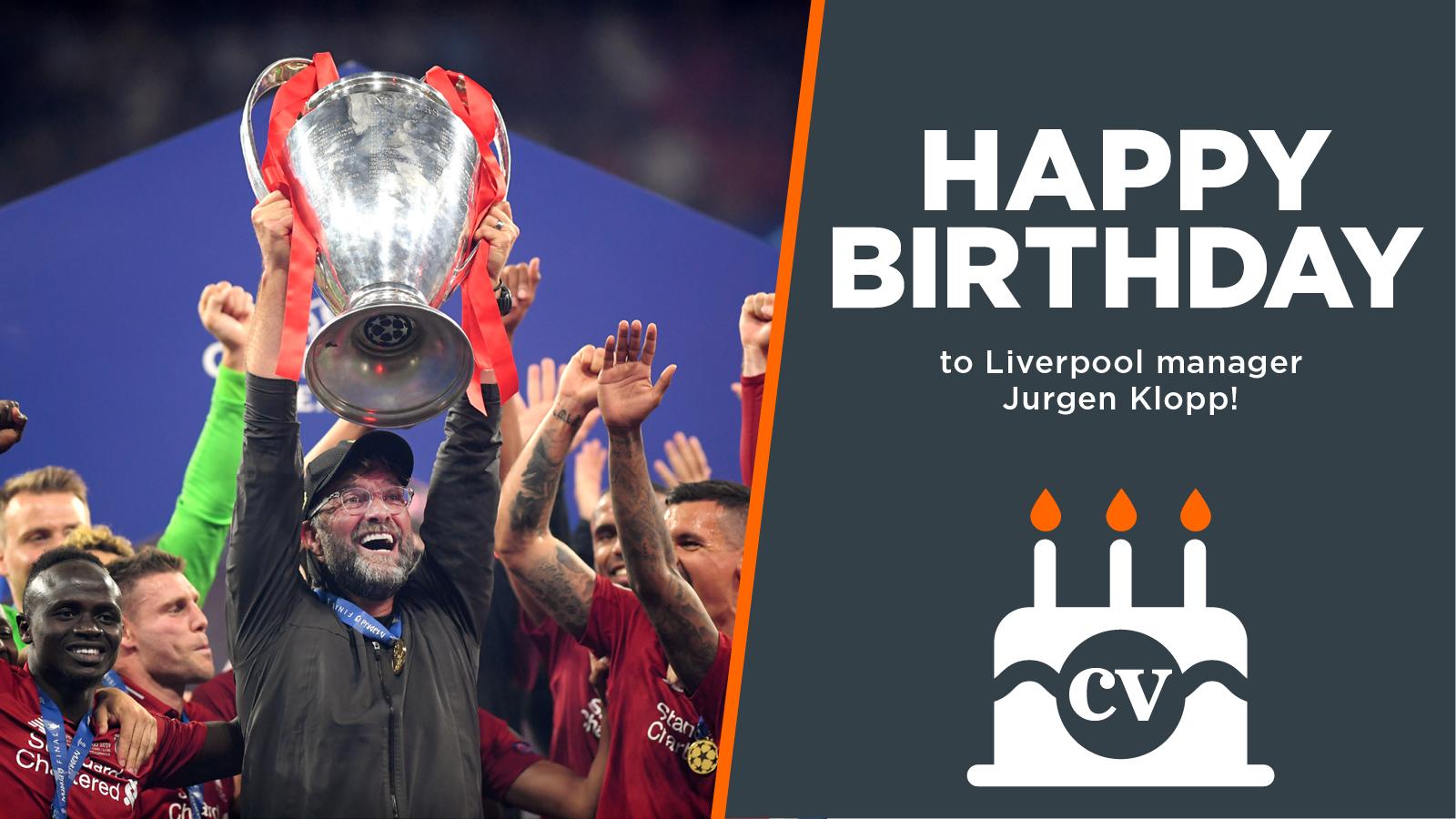  Happy birthday to Jurgen Klopp!  Bundesliga  DFB-Pokal UEFA Champions League 