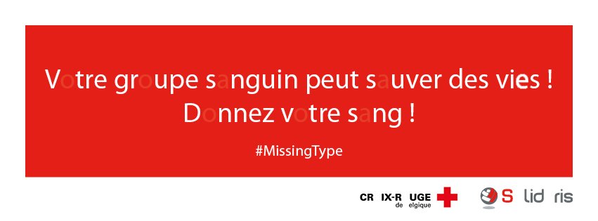 Merci à tous les donneurs et donneuses qui permettent de sauver des vies ! 
Aujourd'hui, c'est votre journée, votre fête et l'occasion de vous féliciter ! #JournéeMondialeDuDonneurDeSang #MissingTypes <a href="/CroixRougeBE/">Croix-Rouge de Belgique</a>