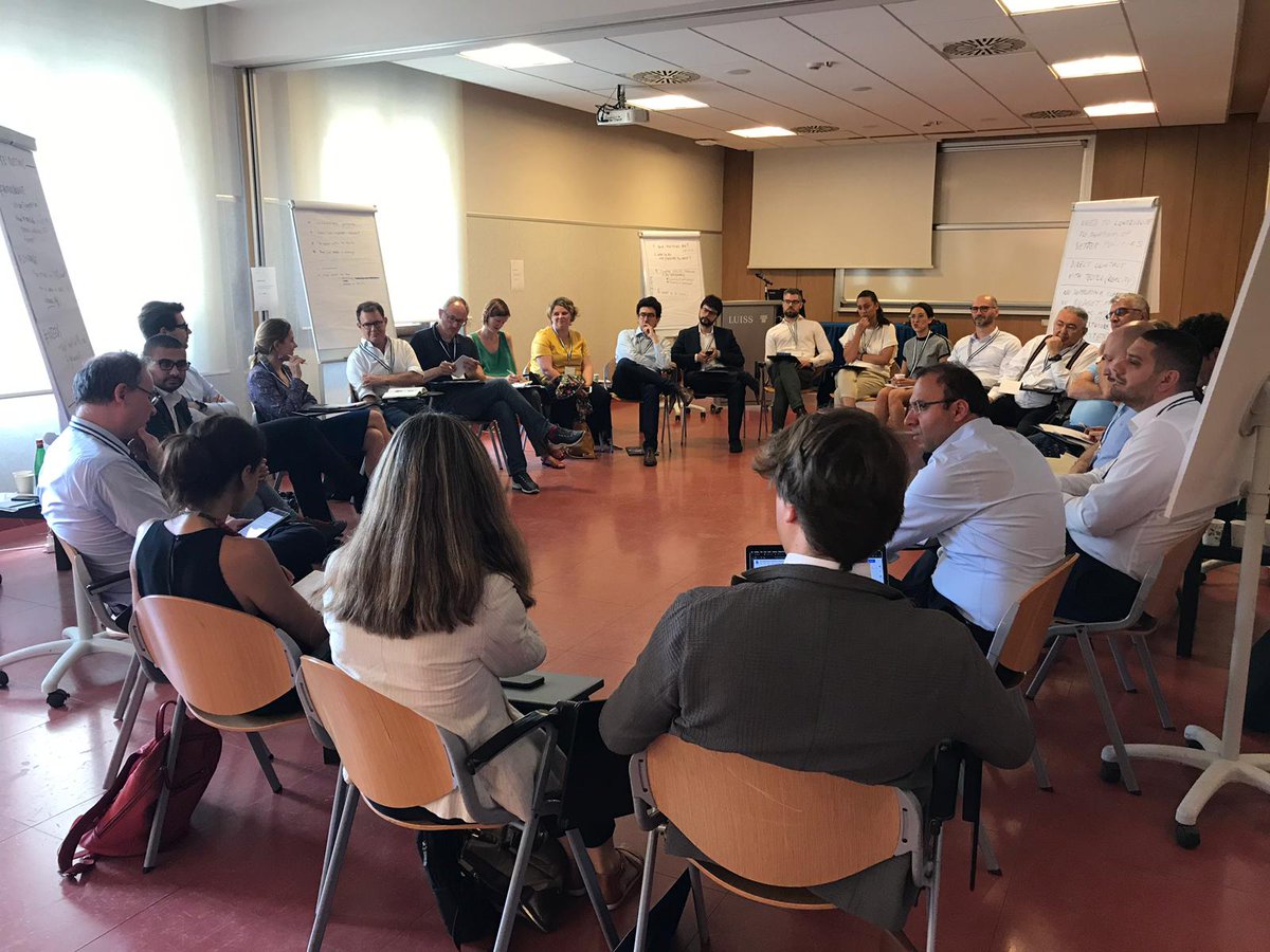 OEDialogue's tweet photo. Happening now! Opening lecture & debate on "National political systems and the process of Europeanisation: the history of a two-way relationship?" with @NathalieTocci & Nicholas Wythe (@nwbrux) #MPtraining #MEDialogue https://t.co/jaxZwGoeG2