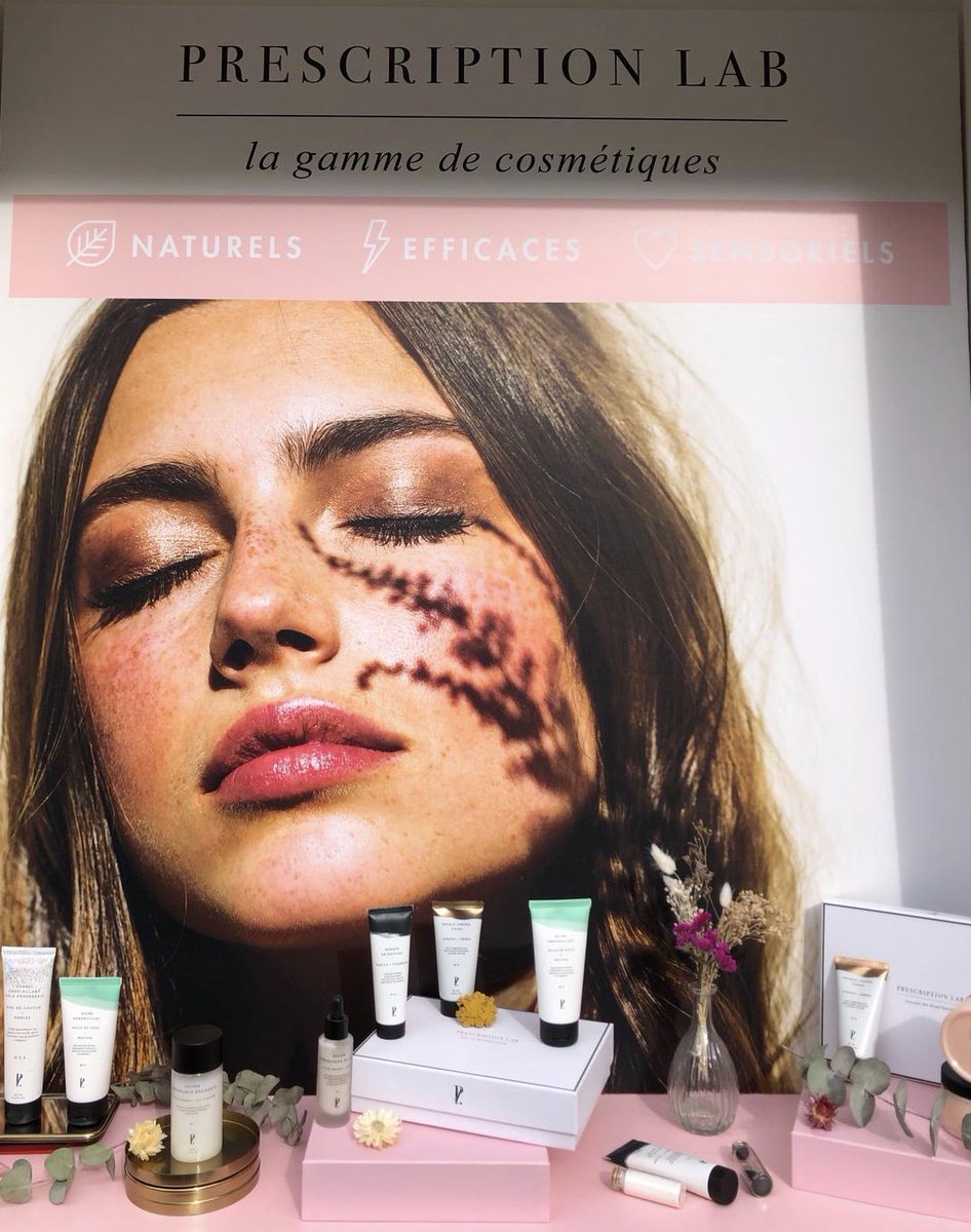 Marque digitale de naissance, Prescription Lab s'invite offline au tout beau tout neuf Monop' Beauty des Abesses : temple de la beauté green et clean !
