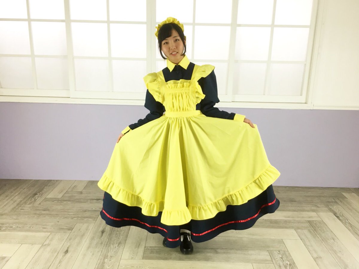 全国メイド図館 薩摩おごじょメイド Twitterissa 先入観からの脱却 普段 白黒に慣れると 当たり前に感じますが たまには こんな色のメイド服を作ることもあります R Liberty謹製 R L Aya レタッチとは言わせない ちなみにワンピは 紺色 全国メイド