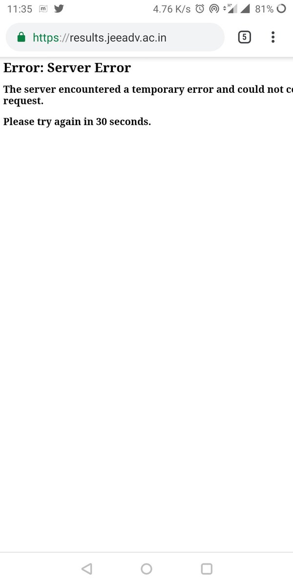 amarnani13's tweet image. Been having a torrid time trying to access #JEEAdvanced2019 results since almost a 100 minutes! Despite multiple updates from IIT and alternate URLs. Nothing works!