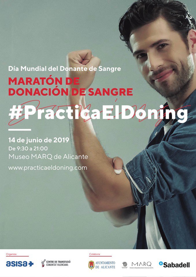 alicanteayto's tweet photo. ❤ Recorda! Hui #PracticaElDoning en @marqalicante De 09.30 a 21.00 hores. Colabora-hi! Més info 👉🏻 https://t.co/mzGJhMwCti @GVAdonasang @AsisaSalud https://t.co/mi6DgfVGj6