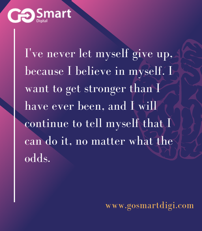 GoSmartDigi1's tweet image. I've never let myself give up, because I believe in myself. I want to get stronger than I have ever been, and I will continue to tell myself that I can do it, no matter what the odds. - @iHrithik 
#FridayFeeling #FridayMotivation #FridaysForFurture #FridayThoughts #Motivational