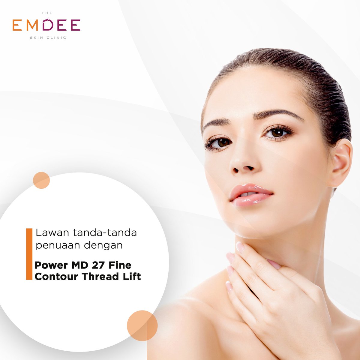 emdeeclinic's tweet photo. Munculnya kerutan di beberapa area wajah kadang membuat sebagian orang menjadi stress, karena penampilannya akan menjadi kurang sempurna. Untuk mengatasinya, treatment “Power MD 27 Fine Contour Thread Lift” ini dapat membantu mengurangi kerutan secara permanen di wajah Emdeers. https://t.co/6KqYNKUINQ