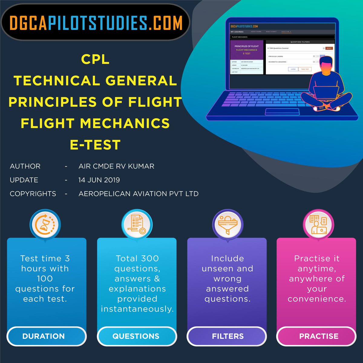 pilotstudies's tweet image. #CPL #TechnicalGeneral #Principlesofflight #POF #FlightMechanics #ETest upload. Contains 300 questions, answers and explanations provided instantaneously. Practice it ANYTIME ANYWHERE #pilots #Aviation #India #DGCA #knowledgeforflight