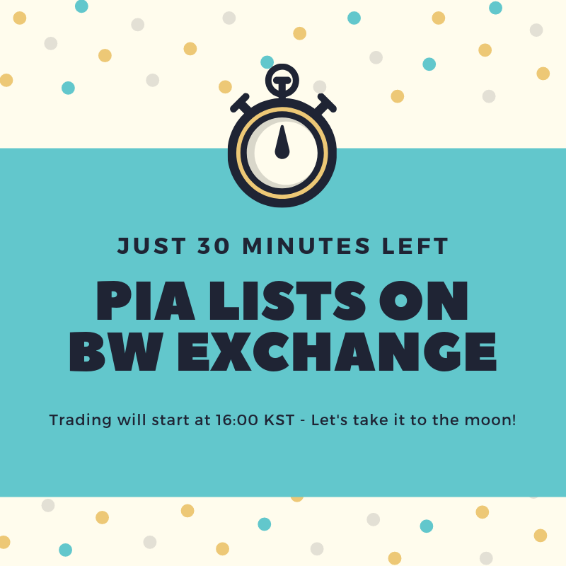 futurepia_'s tweet photo. π₯π₯And the wait is almost over π₯π₯
Just 30 minutes are left before #FUTUREPIA (PIA) starts trading on @BWWord exchange π€π΅
Best of luck and together let's take #PIA to the moon π
https://t.co/V7KqE2zcSw
#Blockchain #cryptocurrency #cryptonews #PIAcoin #EOSkiller #SNAC https://t.co/VsAiD5r8nc