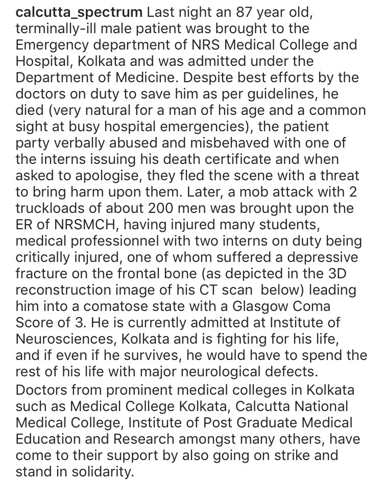 MsAnjaliB's tweet image. I have a family of doctors. My cousin sisters recently became doctors. My cousin brother is studying MBBS. I am scared to my gut for their life &amp;amp; safety. I love my country but this incident has left me feeling ashamed to be sharing India with these assholes. #standwithdoctors