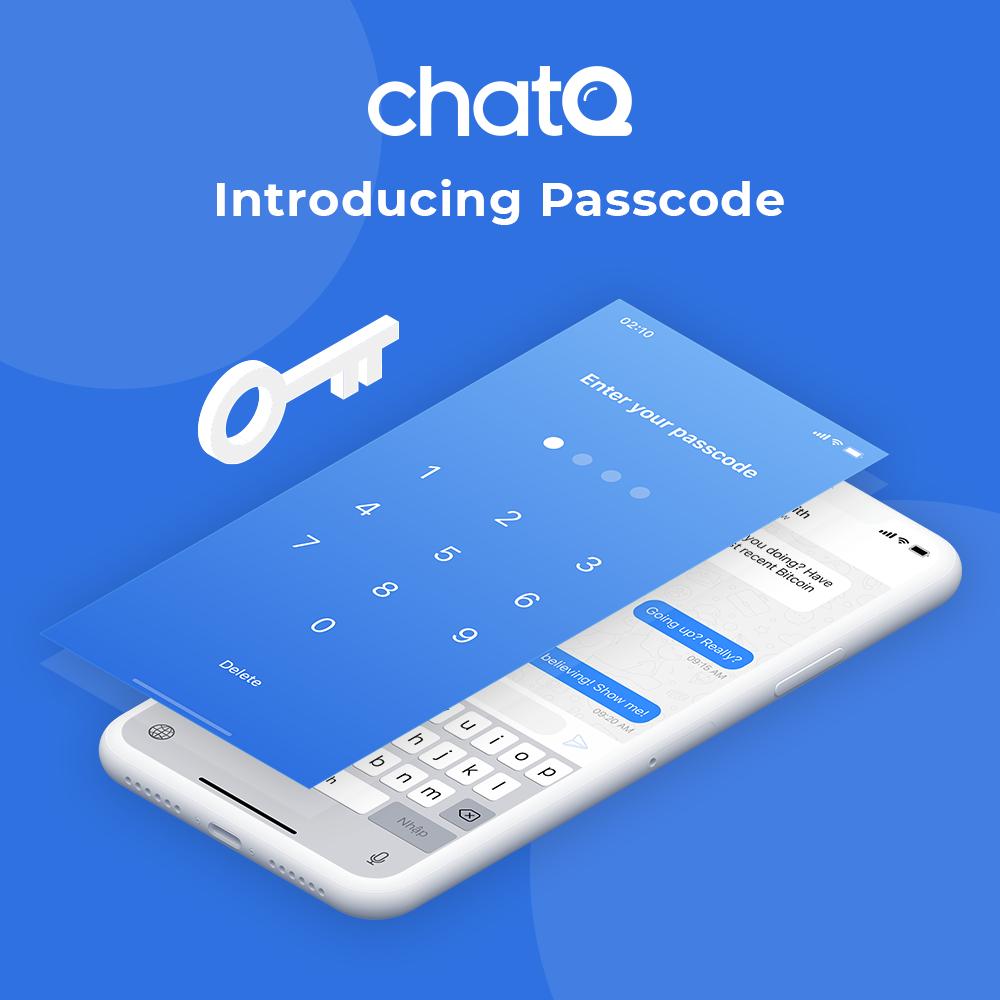 ChatQOfficial's tweet photo. Protect your conversation from unwanted access. Set up a passcode for extra safety measure.

Download ChatQ for free: https://t.co/67k7BQ39OC

#NewFeature #ChatQ #Passcode #Private https://t.co/JB7pty0sgy