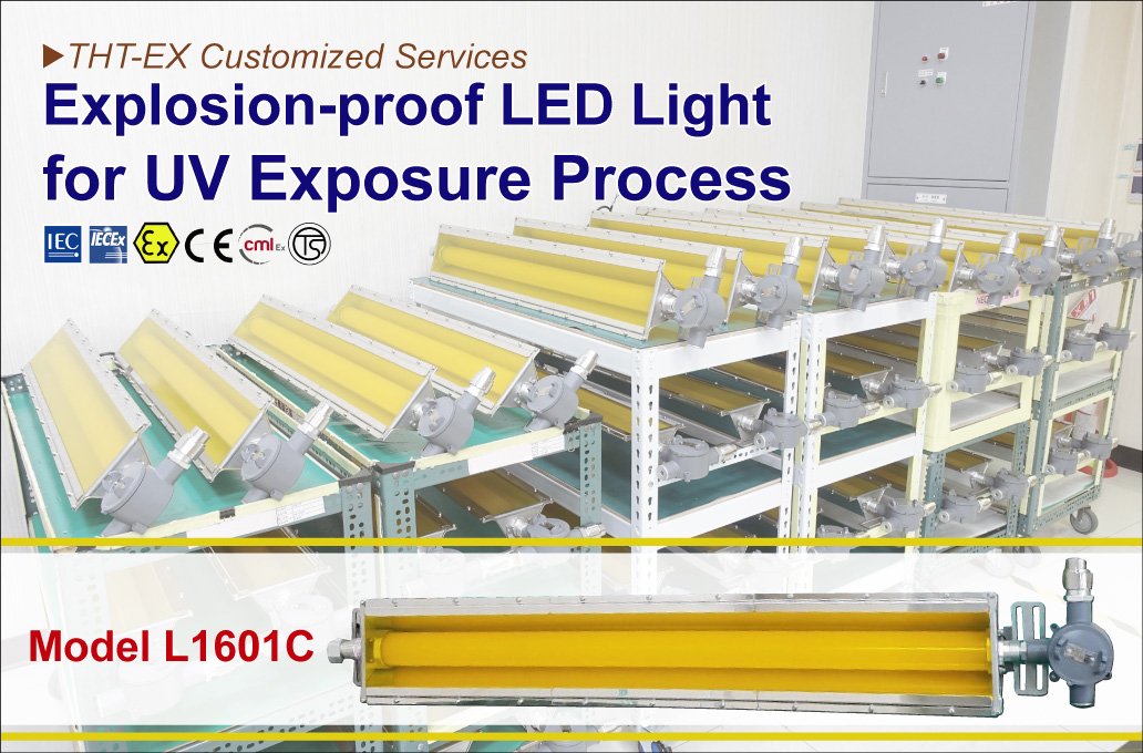 THT_EX's tweet image. #ExplosionProofLEDLighting for special application.

The customized THT-EX's Explosion-proof UV LED Lighting is ideal for expose production that require to filter light wavelength below 500nm. 
And especially suits the expose production in hazardous locations. #UVFluorescentLight