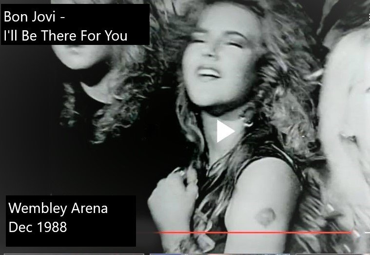 Cheryl_Norm's tweet photo. #BonJoviMemories #londonbonjovi Excited to be revisiting the new Wembley Stadium this year. My flashback to I'll Be There For You video (and the start of Access All Areas) which was filmed Dec 1988 just next to the old Stadium at Wembley Arena when I was only 18 aww https://t.co/clPKJhQ875