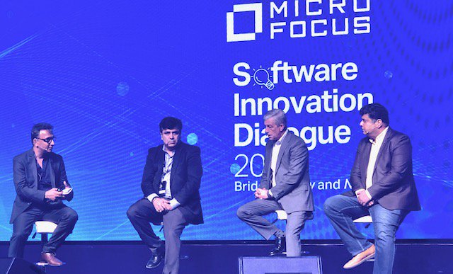 rneelmani's tweet photo. Jyoti Prakash, @MicroFocus moderating a Panel on "Discovering Guiding Constellations of CyberSecurity in Digital Universe at #MicroFocusSID with Reuben Sinclair, @MicroFocus Achal Kataria, @exl_service 
Rishi Rajpal Director Global Security, @Concentrix @patka06 @kishoronline https://t.co/JCHtHdV465