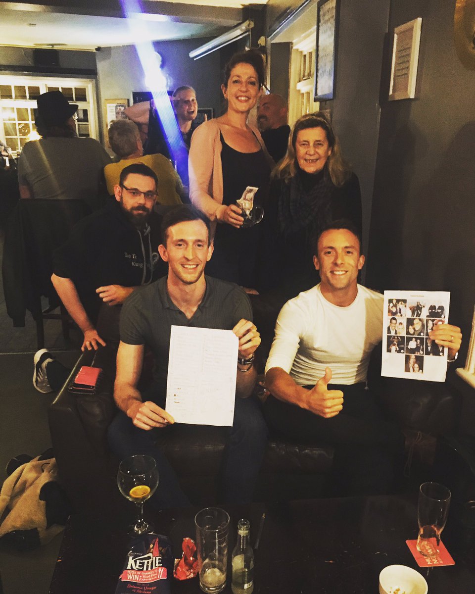 BerStreetHub's tweet photo. The ‘Ber Street Brains’ win the quiz at the The Rose Inn ! 

The winnings will go on poppadoms for the next BSH Social 😉 https://t.co/Zl27ih6BOO