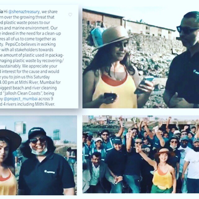 samirpathak38's tweet photo. Great engaging with celebrity travel blogger, Shenaz Treasury, during “Jallosh-Clean Coasts” to appraise about PepsiCo’s plastic waste Mgmt efforts!

At PepsiCo, we’re striving to build a world where plastics never become waste! #pepsico #pepsicoindia https://t.co/tpMbxrPC5M https://t.co/9hTS9QlSgw
