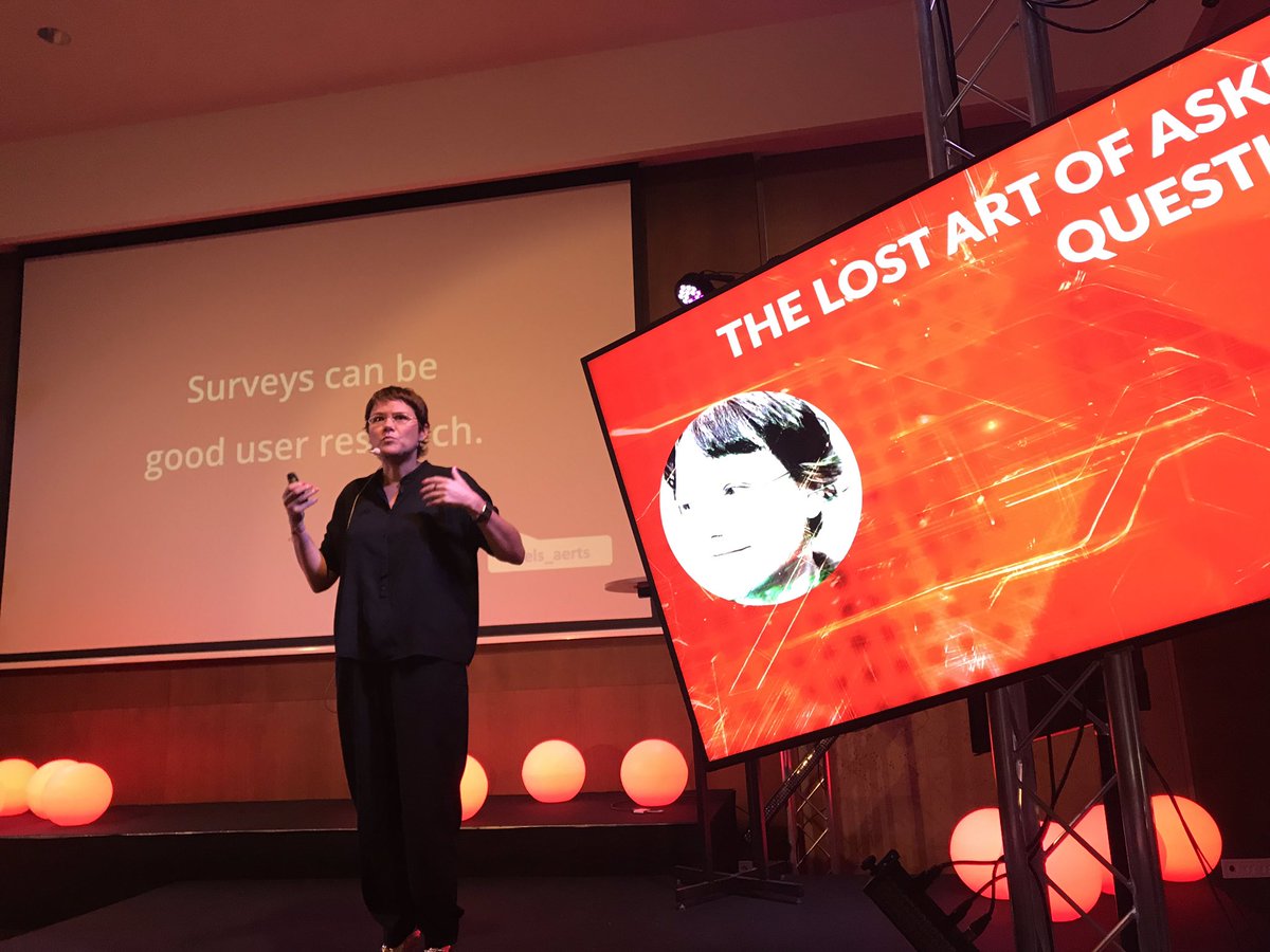 KarlGilis's tweet photo. Good morning. @els_aerts waking up the room at Digital Elite Camp. With her talk on The lost art of asking the right question. #elitecamp2019 #elite2019 https://t.co/SrJ4wzZxbS