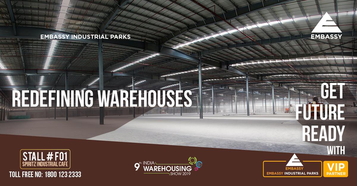 Get future ready at India Warehousing Show, 20-22 June, Pragati Maidan, Delhi.

Register now to meet bit.ly/2T4YC3x
#food #pharma #FMCG #electronics #retail #ecommerce #freight #import #export #warehouse #infrastructure #materialhandling #storage #logistics #supplychain