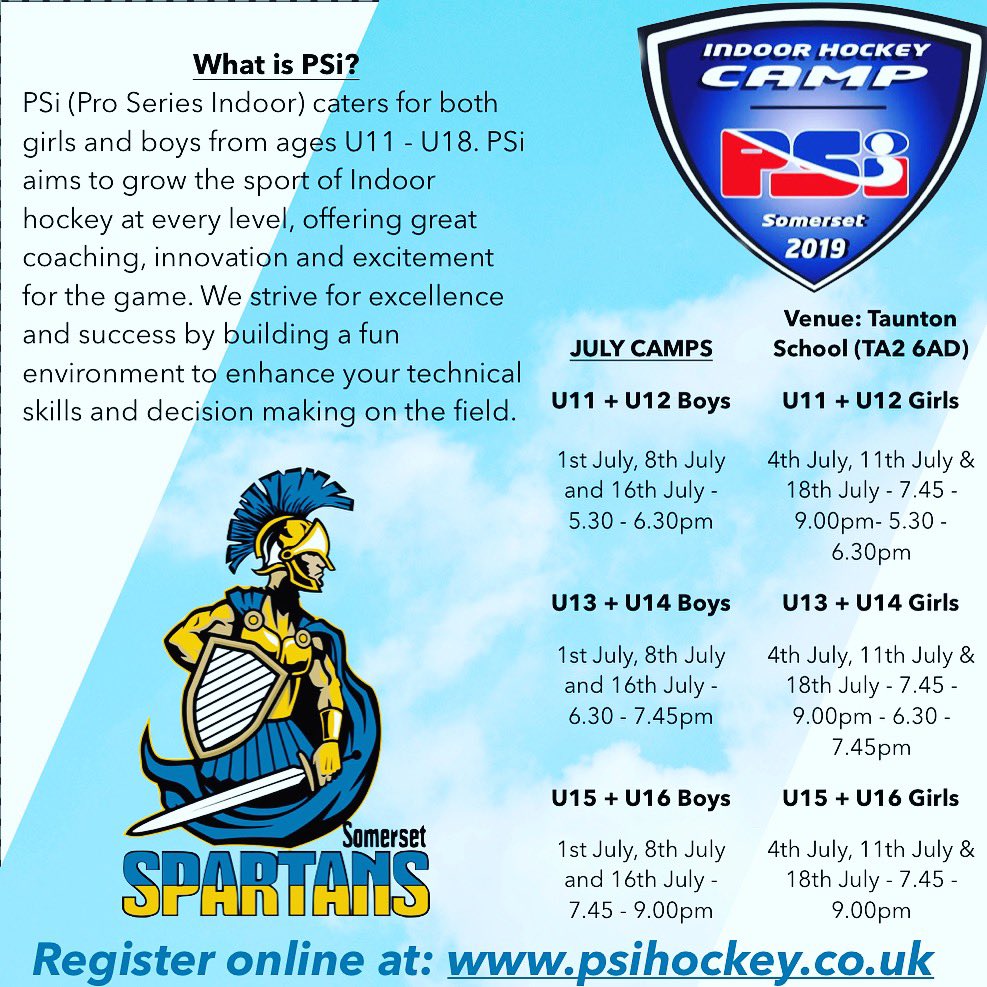 Camps are filling up! Thanks for your support so far!! Still places available 👍🙌