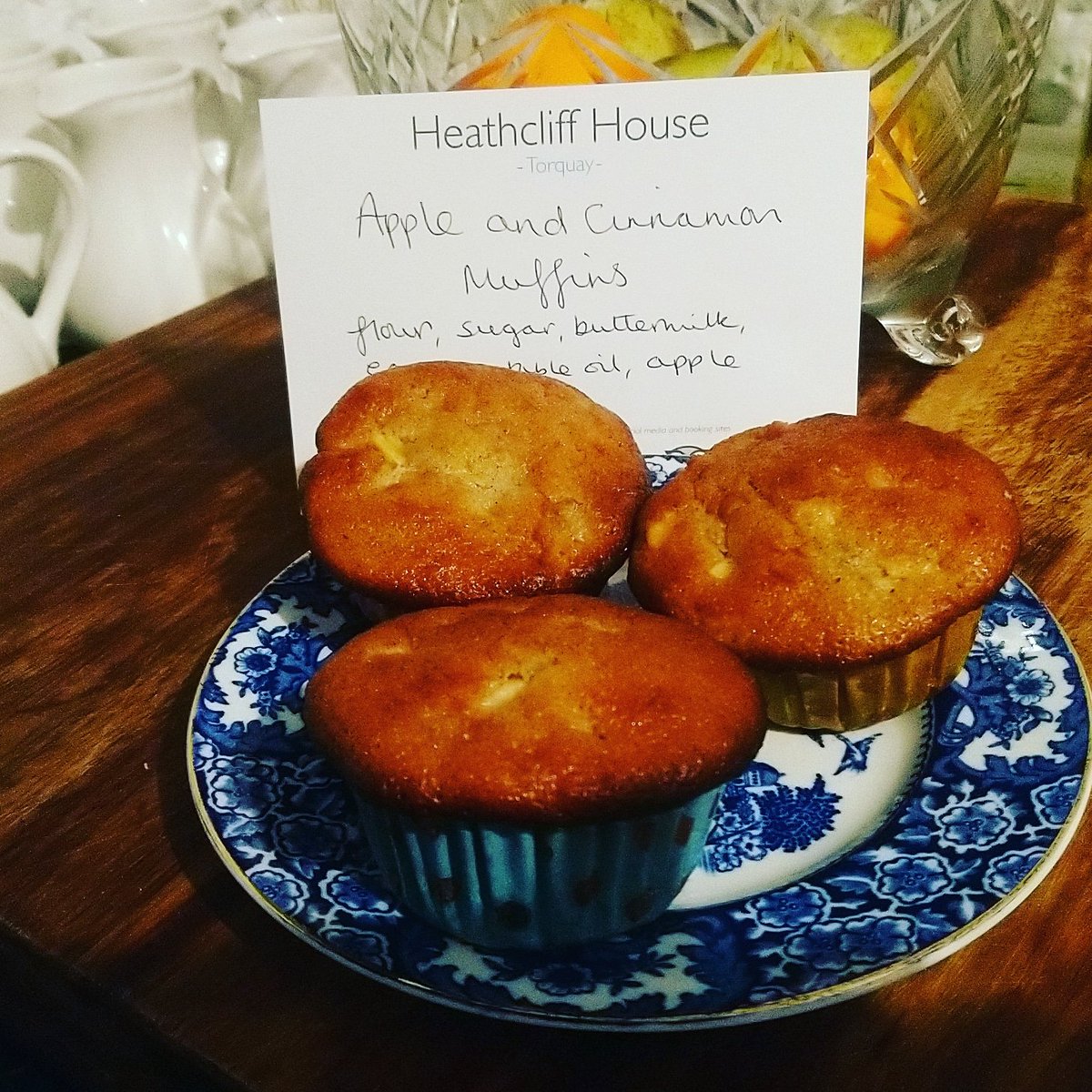 A new batch of muffins ready for guests this morning
#bedandbreakfast #muffins #homemade #staycation #BookDirect #BoostTorbay #Devon