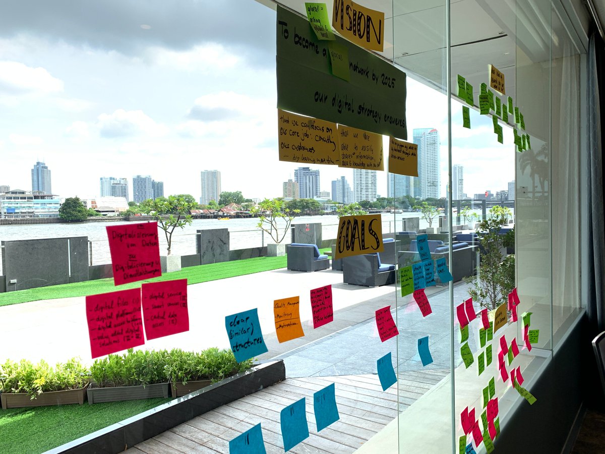 GermanThaiChamb's tweet photo. Brainstorms on #digitalization for the global network of the German Chambers of Commerce Aboard in 2025 continue to be fruitful on the last day of #AHK Digital Strategy Workshop Asia-Pacific today.
#PartnerForSuccess #PartnerInBangkok #PartnerWorldwide https://t.co/KG1ufnxbKj