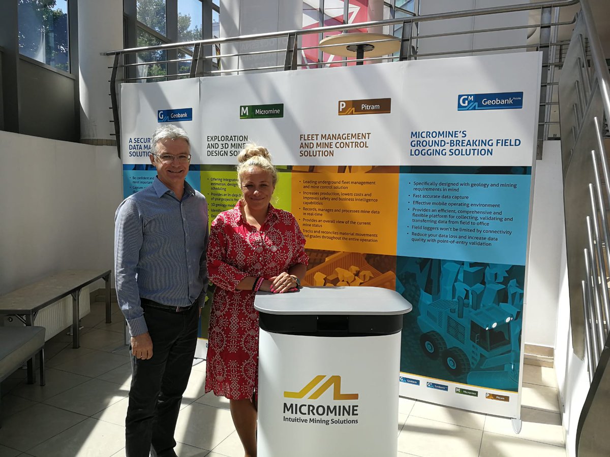 MICROMINE's tweet image. Product Strategy Manager Ian Whitehouse and MICROMINE UK staff Patrycja Blaszczynska and Tom Pratelli enjoyed travelling and taking in the sights after a busy few days at the #APCOM2019 conference in Wrocław, #Poland where Ian gave a talk on 'Mining Goes #Digital'🏛 ✈