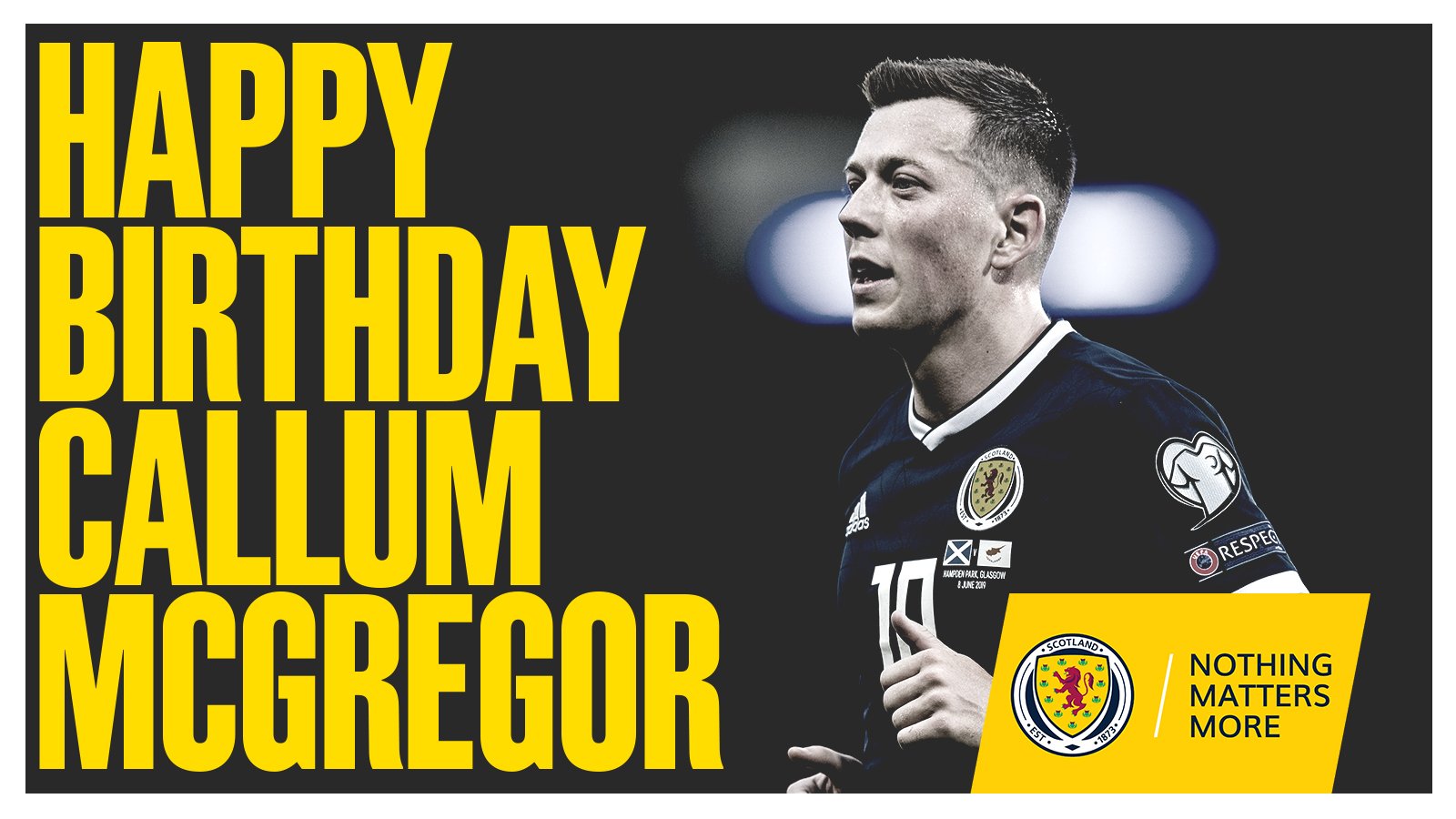  | Wishing a Happy Birthday to Callum McGregor! 