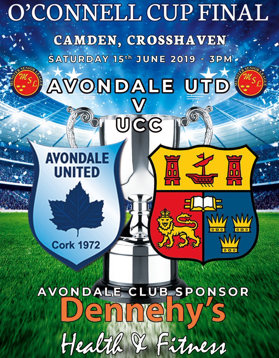 Avondale United FC (@avondaleutdfc) on Twitter photo It's Final game of the MSL Season <a href="/AvondaleUtdFC/">Avondale United FC</a> <a href="/UCCSoccer/">UCC Soccer</a> <a href="/BigRedBench/">RedFM Sport</a> <a href="/DennehysHandF/">Dennehy's H&F</a> It's Final game of the MSL Season <a href="/AvondaleUtdFC/">Avondale United FC</a> <a href="/UCCSoccer/">UCC Soccer</a> <a href="/BigRedBench/">RedFM Sport</a> <a href="/DennehysHandF/">Dennehy's H&F</a>