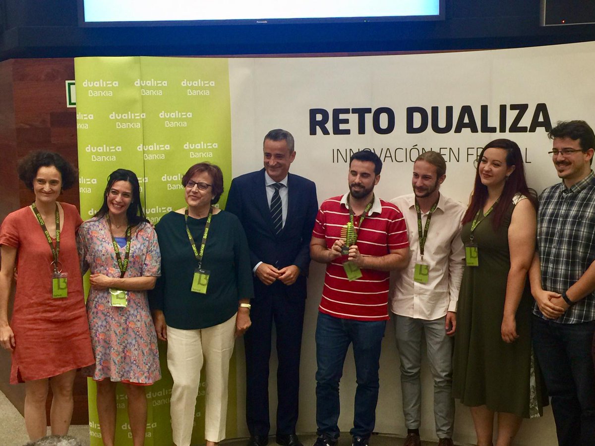El @iesClaraDelRey presente hoy en la gala del Reto @DualizaBankia.