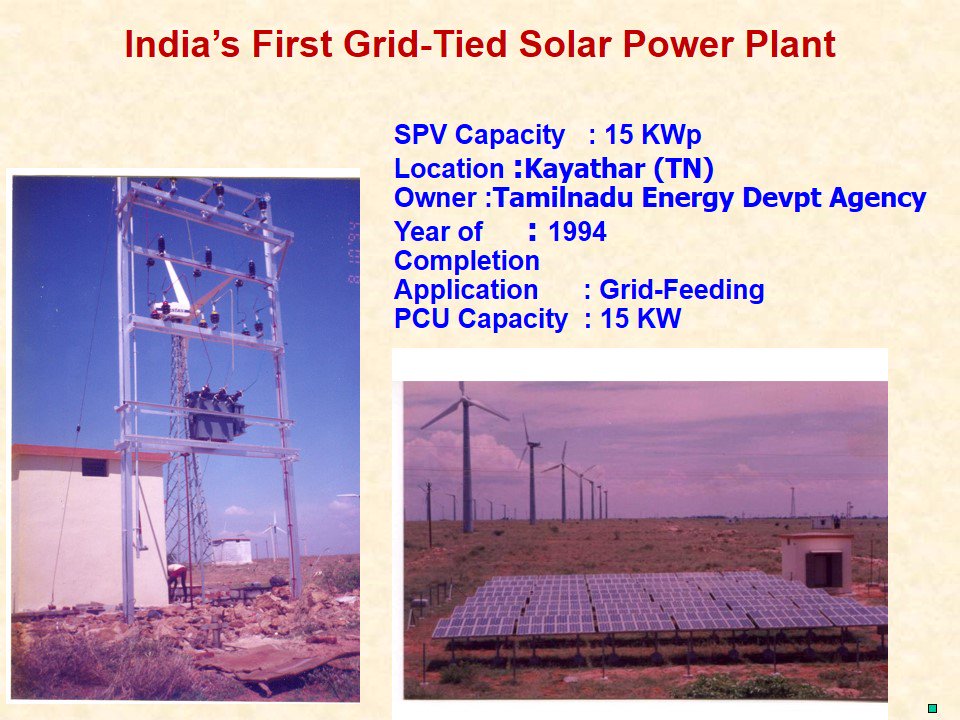 CELrajesh's tweet image. First Grid tied Solar Power Plant of @ISPA_SunPower #SECI_Ltd
#RenewableEnergy #rooftopsolar #power2think #smartcitiesindia #solar